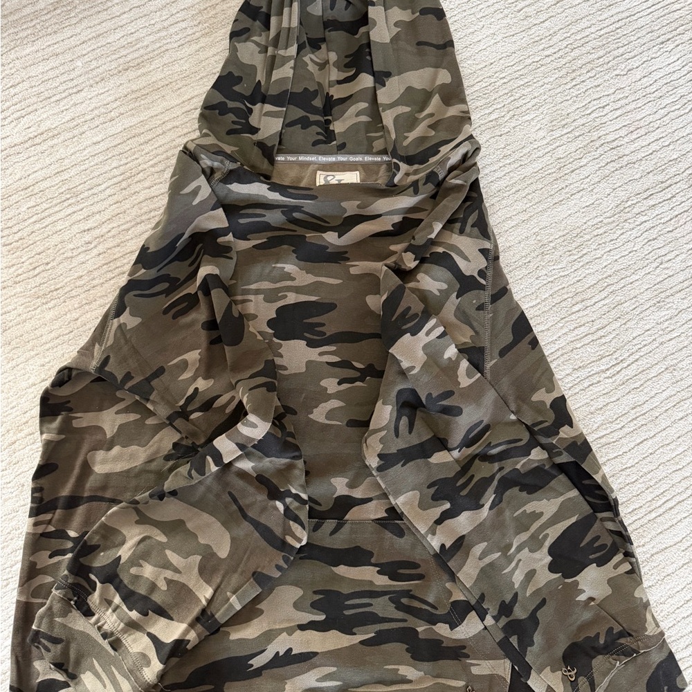 AMPERSAND AVE Camouflage Hooded Tunic